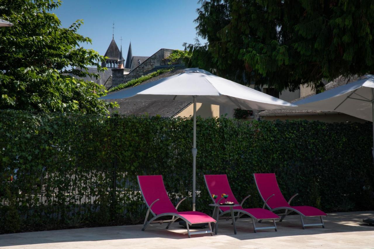 Logis Hotel La Croix Blanche Fontevraud מראה חיצוני תמונה