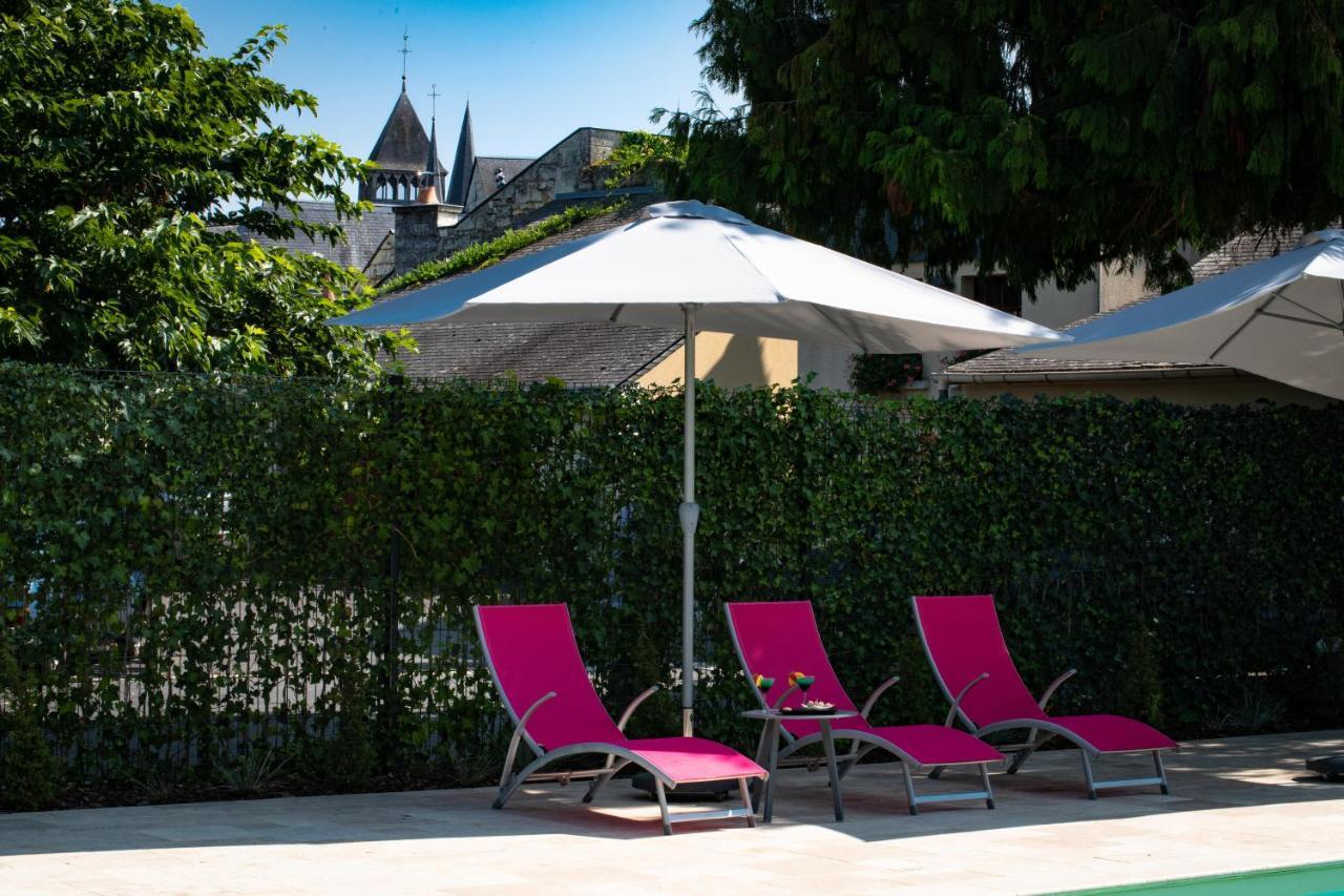 Logis Hotel La Croix Blanche Fontevraud מראה חיצוני תמונה