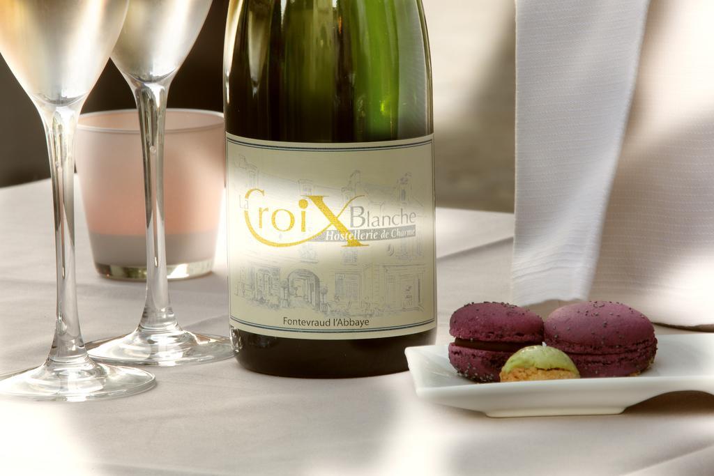 Logis Hotel La Croix Blanche Fontevraud מראה חיצוני תמונה
